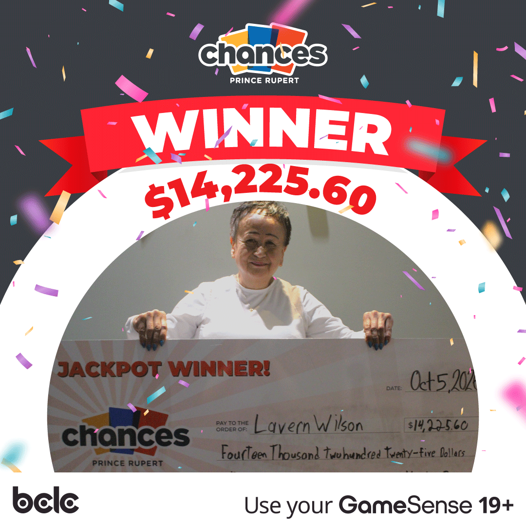 Winners of $14,225.60 at Chances Casino in October, 2026